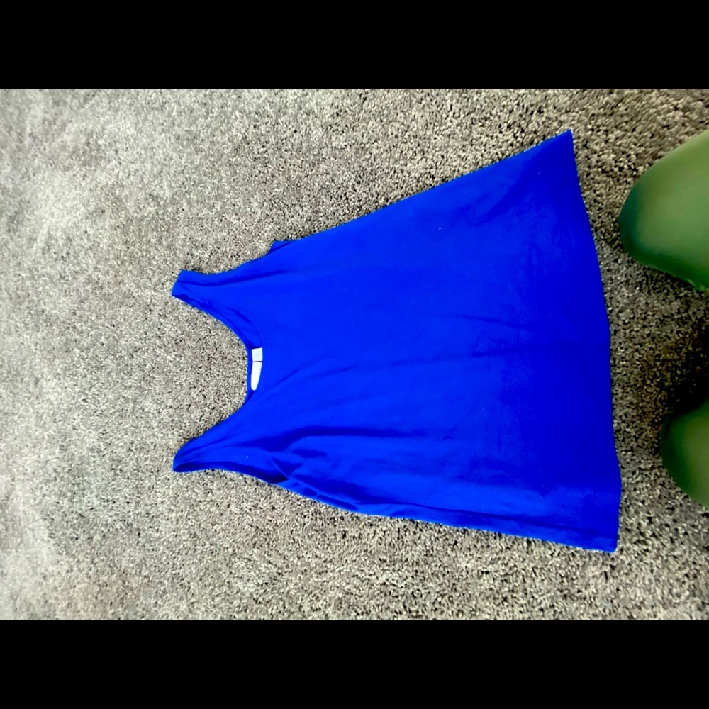 Royal blue Chico’s tank